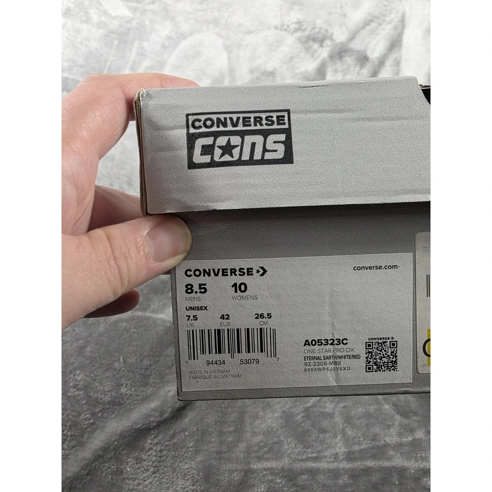 Converse One Star Pro Ox Eternal Earth Red White Skate Shoes 8.5 M/ 10 W‎